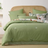 Aldrin Home Isla Reversible Cotton Quilt Cover Set