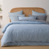 Aldrin Home Luca Reversible Cotton Quilt Cover Set
