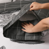 Aldrin Home Nori Reversible Cotton Quilt Cover Set