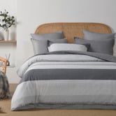 Aldrin Home Artarmon Reversible Cotton Quilt Cover Set