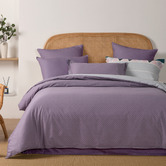 Aldrin Home Maddison Reversible Cotton Quilt Cover Set
