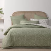 Aldrin Home Adelle Reversible Cotton Quilt Cover Set