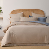 Aldrin Home Blue Kumiko Reversible Cotton Quilt Cover Set