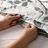 Aldrin Home Sage Felicity Reversible Quilt Cover Set
