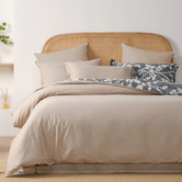 Aldrin Home Charcoal Felicity Reversible Cotton Quilt Cover Set