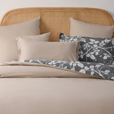 Aldrin Home Charcoal Felicity Reversible Cotton Quilt Cover Set