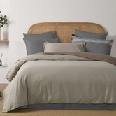Aldrin Home Dylan Reversible Cotton Quilt Cover Set