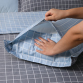 Aldrin Home Luca Reversible Cotton Quilt Cover Set