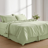 Aldrin Home Superfine Pleated Washed Microfibre Valance