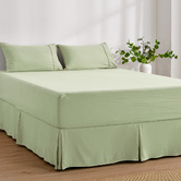 Aldrin Home Superfine Pleated Washed Microfibre Valance