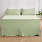 Aldrin Home Superfine Pleated Washed Microfibre Valance