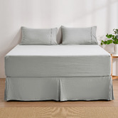 Aldrin Home Superfine Pleated Washed Microfibre Valance