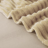 Aldrin Home Natural Fawn Embossed Quilt Cover Set