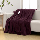 Aldrin Home Extra Large Coral Fleece Heated Throw