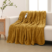 Aldrin Home Extra Large Coral Fleece Heated Throw