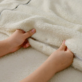 Aldrin Home Snow Jasper Teddy Fleece Quilt Cover Set