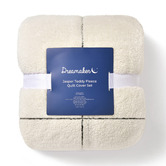 Aldrin Home Snow Jasper Teddy Fleece Quilt Cover Set