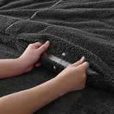 Aldrin Home Jasper Teddy Fleece Quilt Cover Set