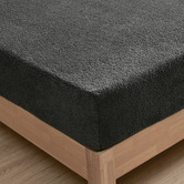 Aldrin Home Jasper Teddy Fleece Combo Fitted Sheet Set