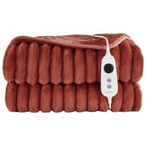 Aldrin Home Chunky Faux Fur Heated Throw