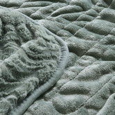 Aldrin Home Extra Large Faux Fur Heated Throw