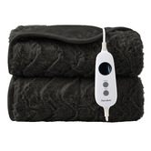 Aldrin Home Extra Large Faux Fur Heated Throw