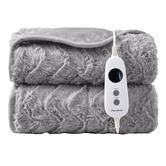 Aldrin Home Extra Large Faux Fur Heated Throw