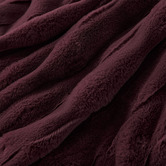 Aldrin Home Basketweave Faux Fur Heated Throw