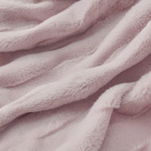 Aldrin Home Basketweave Faux Fur Heated Throw