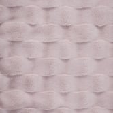 Aldrin Home Basketweave Faux Fur Heated Throw