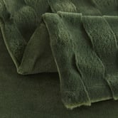 Aldrin Home Basketweave Faux Fur Throw
