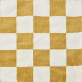Aldrin Home Checkered Plush Faux Fur Throw