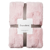 Aldrin Home Basketweave Faux Fur Throw
