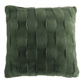 Aldrin Home Basketweave Faux Fur Cushion