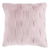 Aldrin Home Basketweave Faux Fur Cushion