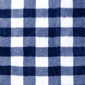 Aldrin Home Gingham Faux Fur Throw