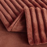 Aldrin Home Chunky Embossed Faux Fur Throw