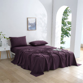 Aldrin Home Micro Flannel Knitted Velvet Sheet Set