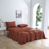 Aldrin Home Micro Flannel Knitted Velvet Sheet Set