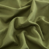 Aldrin Home Olive Grid Micro Flannel Reversible Quilt Cover Set