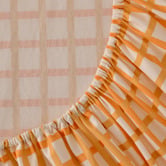 Aldrin Home Grid Micro Flannel Fitted Sheet Set