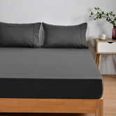 Aldrin Home Micro Flannel Fitted Sheet Set