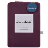 Aldrin Home Micro Flannel Fitted Sheet Set