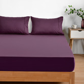 Aldrin Home Micro Flannel Fitted Sheet Set