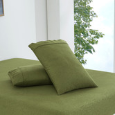 Aldrin Home Micro Flannel Fitted Sheet Set
