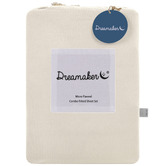 Aldrin Home Micro Flannel Fitted Sheet Set