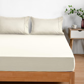 Aldrin Home Micro Flannel Fitted Sheet Set