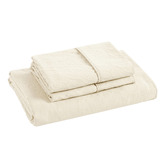 Aldrin Home Washed Microfibre Fitted Sheet Set