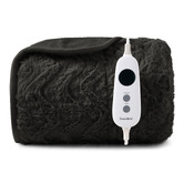 Aldrin Home Faux Fur Large Electric Heated Throw Blanket