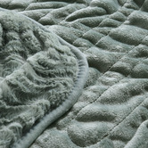 Aldrin Home Faux Fur Large Electric Heated Throw Blanket